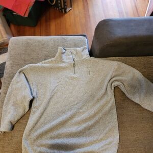 Men's FOXWOOD Classic Zip-Up Sweater in Light Gray